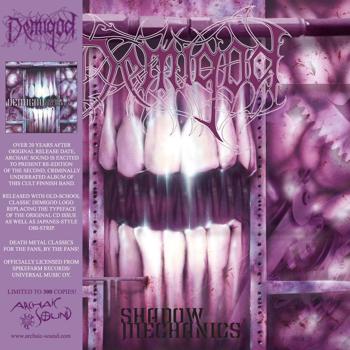 DEMIGOD - Shadow Mechanics CD