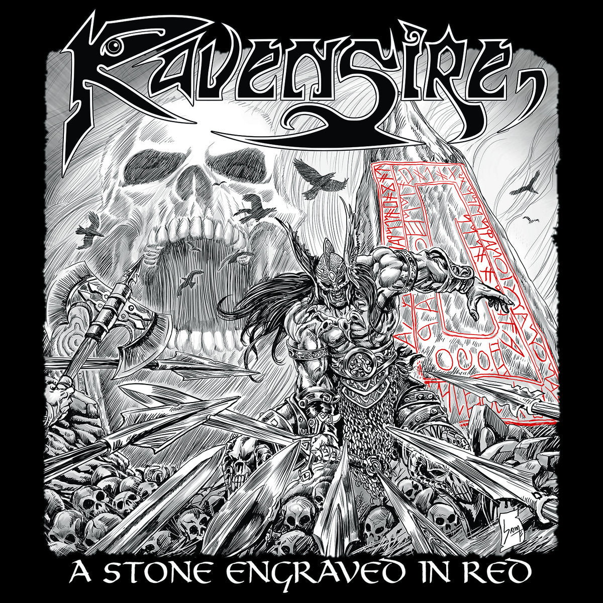 RAVENSIRE - A Stone Engraved In Red LP
