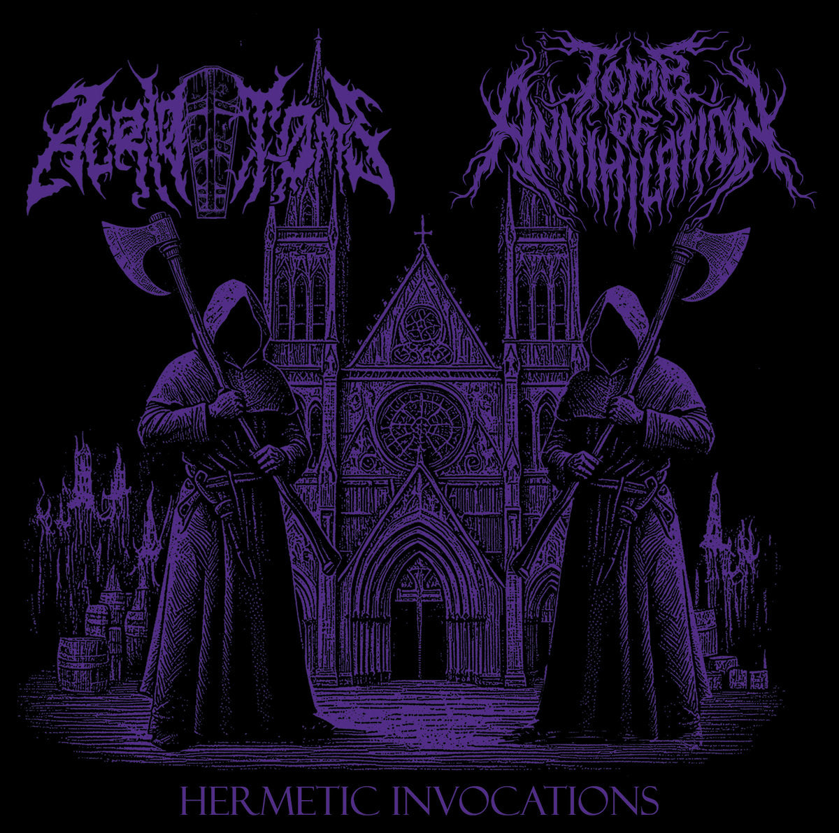 ACRID TOMB / TOMB OF ANNIHILATION - Hermetic Invocations CD
