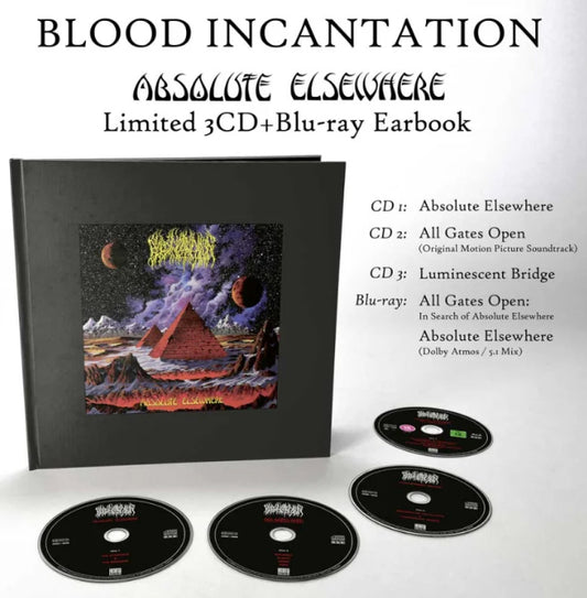 BLOOD INCANTATION - Absolute Elsewhere 3CD+BLU-RAY ARTBOOK