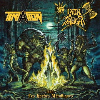 TENTATION / IRON SLAUGHT - 665 - Les Hordes Metalliques LP