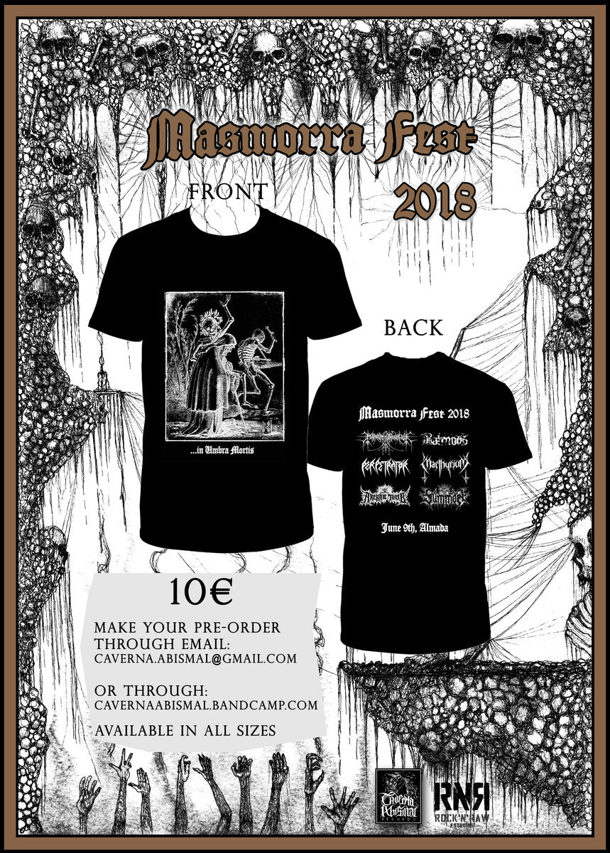 MASMORRA FEST - 2018 T-SHIRT