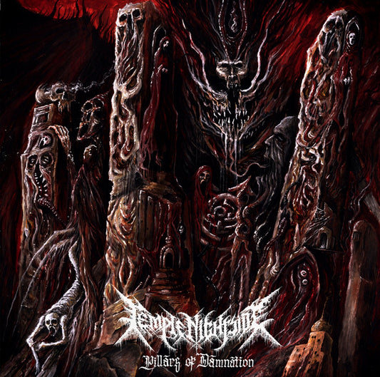 TEMPLE NIGHTSIDE - Pillars Of Damnation CD